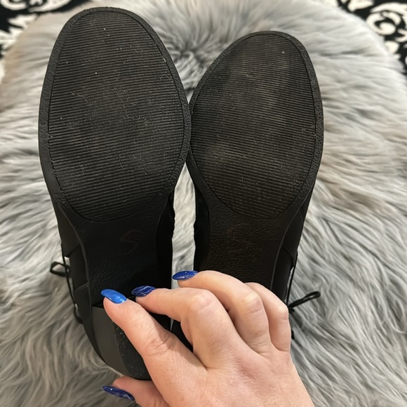 Rampage Pamina Stacked Heel Boots Booties 9.5 - Picture 7 of 13